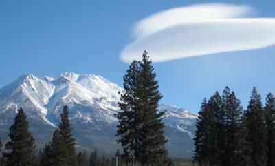 Lenticular Clouds over Mt. Shasta