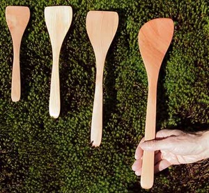 Wood Spatula & Cooking Spoons Best for Non-Stick Cookware